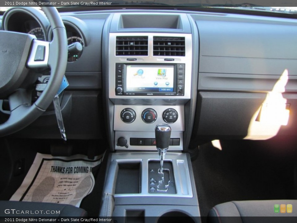 Dark Slate Gray/Red Interior Dashboard for the 2011 Dodge Nitro Detonator #72733451