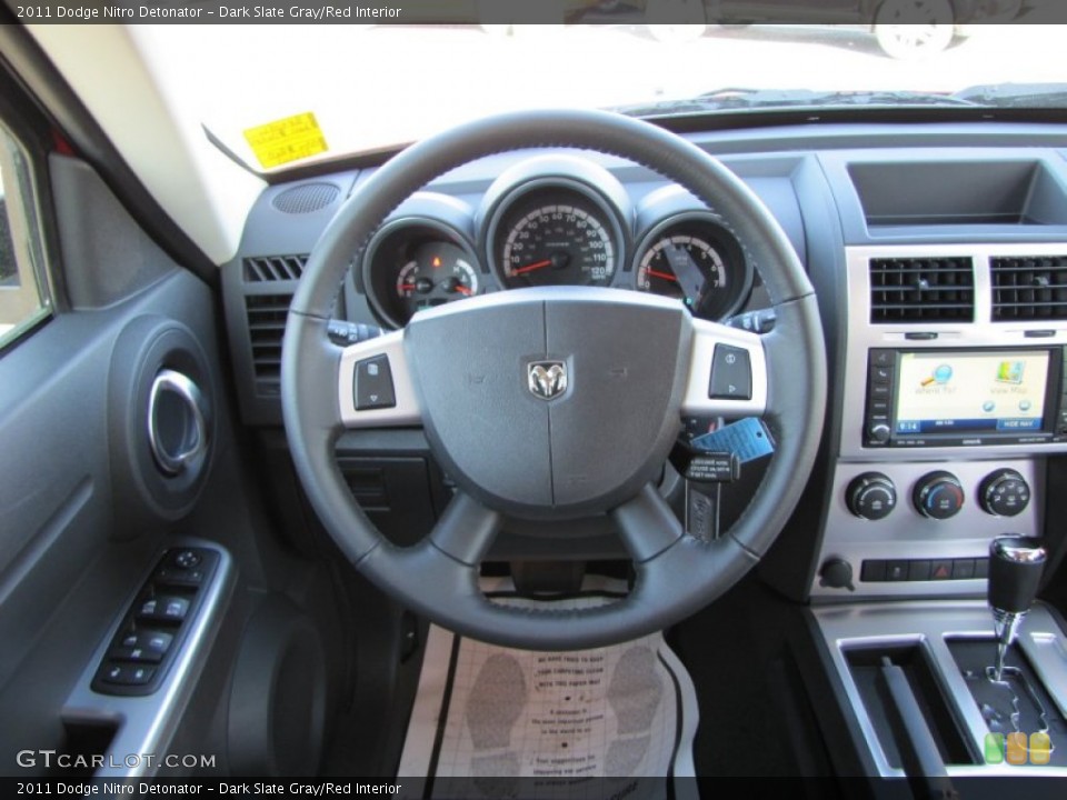 Dark Slate Gray/Red Interior Dashboard for the 2011 Dodge Nitro Detonator #72733478