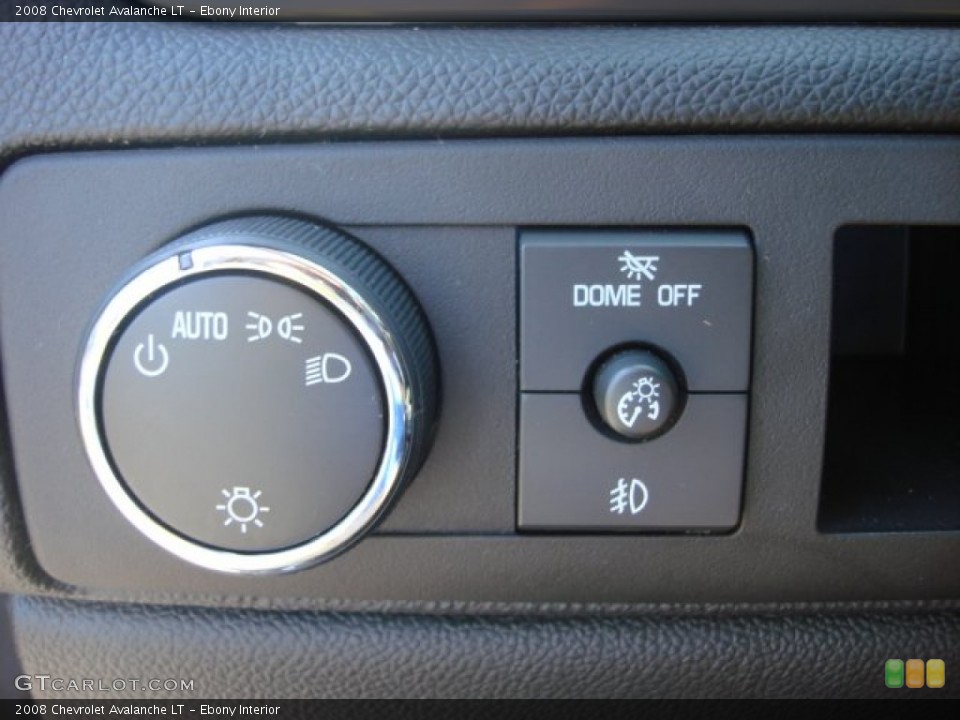 Ebony Interior Controls for the 2008 Chevrolet Avalanche LT #72735296