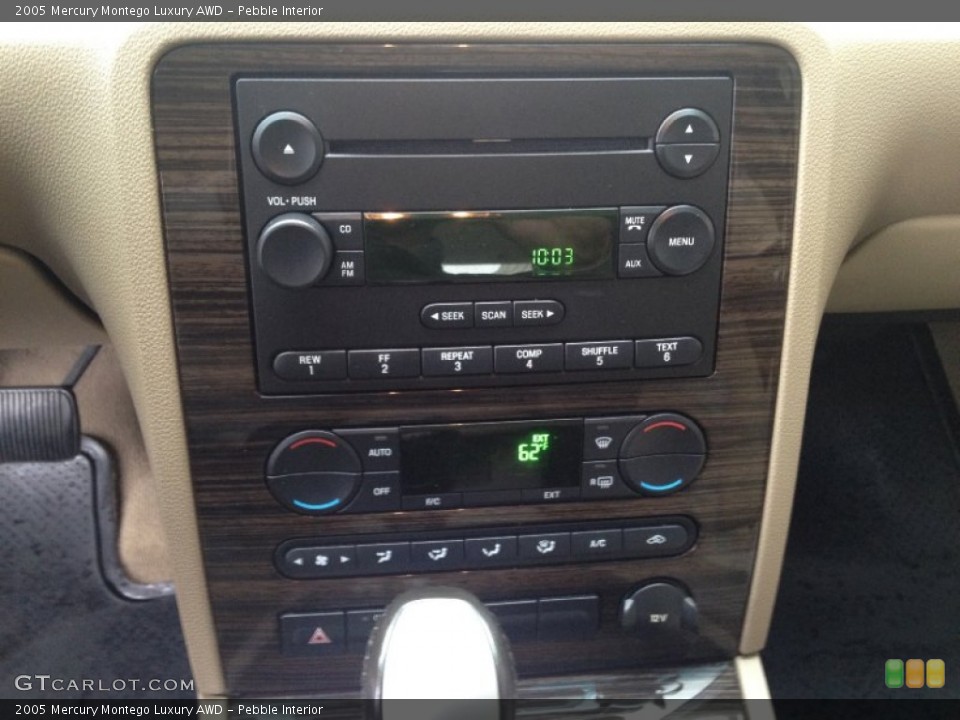 Pebble Interior Controls for the 2005 Mercury Montego Luxury AWD #72738314
