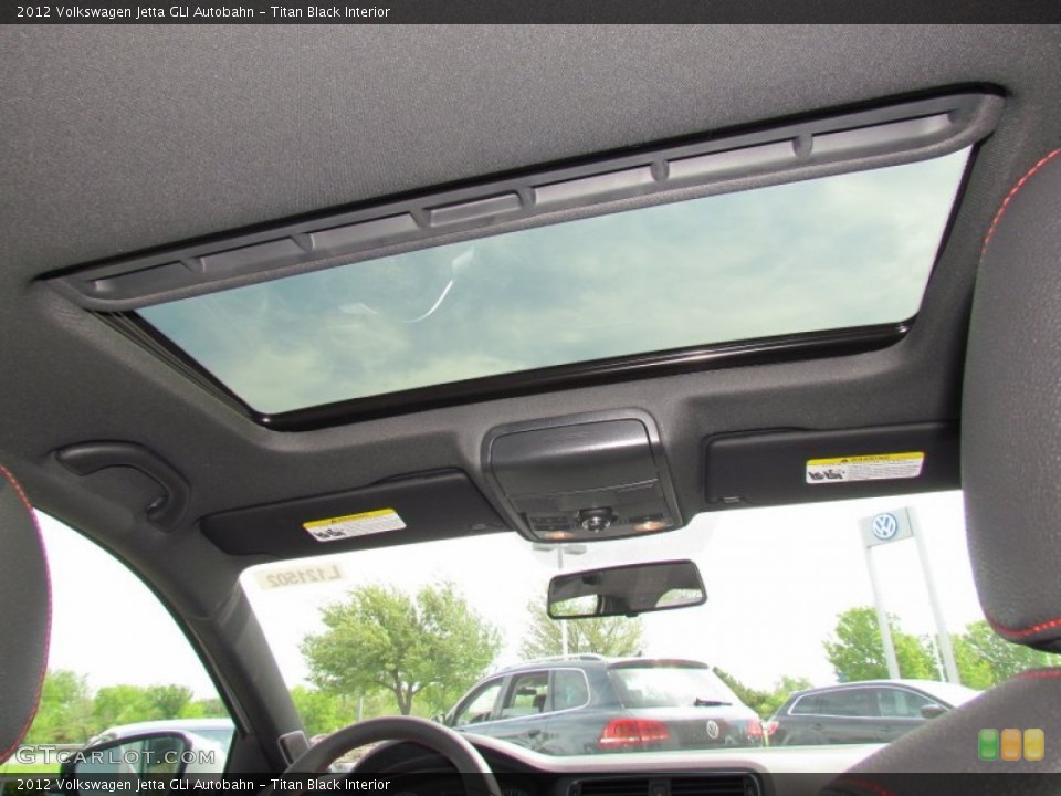 Titan Black Interior Sunroof for the 2012 Volkswagen Jetta GLI Autobahn #72738419