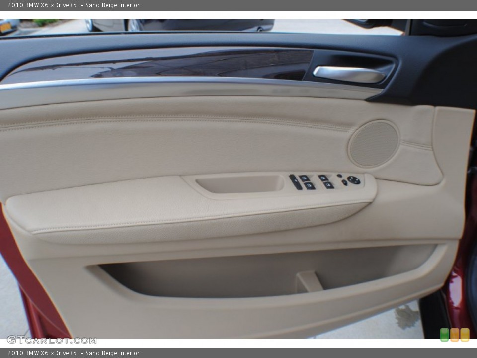 Sand Beige Interior Door Panel for the 2010 BMW X6 xDrive35i #72738822