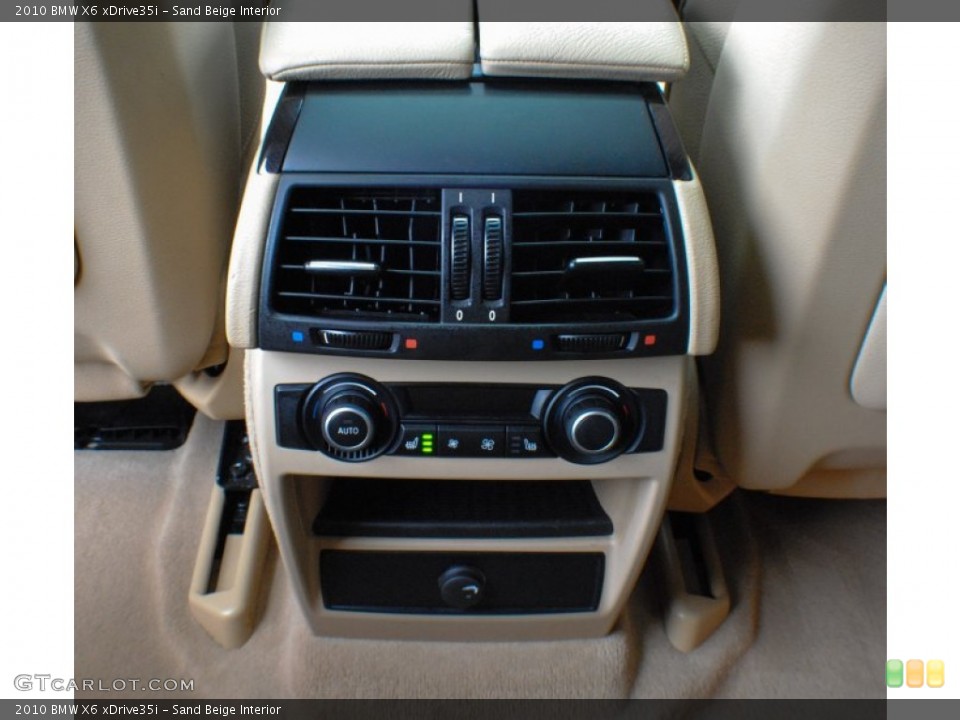 Sand Beige Interior Controls for the 2010 BMW X6 xDrive35i #72738992