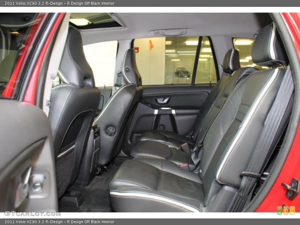 R Design Off Black Interior Rear Seat for the 2011 Volvo XC90 3.2 R-Design #72739588