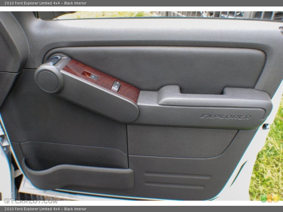 Black Interior Door Panel for the 2010 Ford Explorer Limited 4x4 #72739634