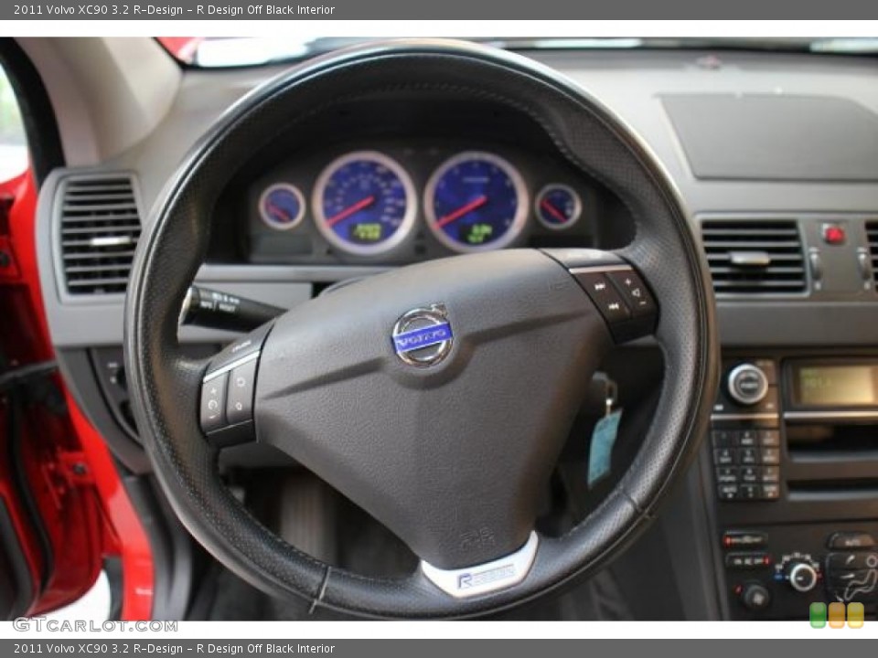 R Design Off Black Interior Steering Wheel for the 2011 Volvo XC90 3.2 R-Design #72739838