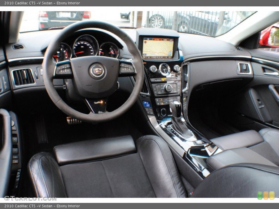 Ebony Interior Dashboard for the 2010 Cadillac CTS -V Sedan #72741245
