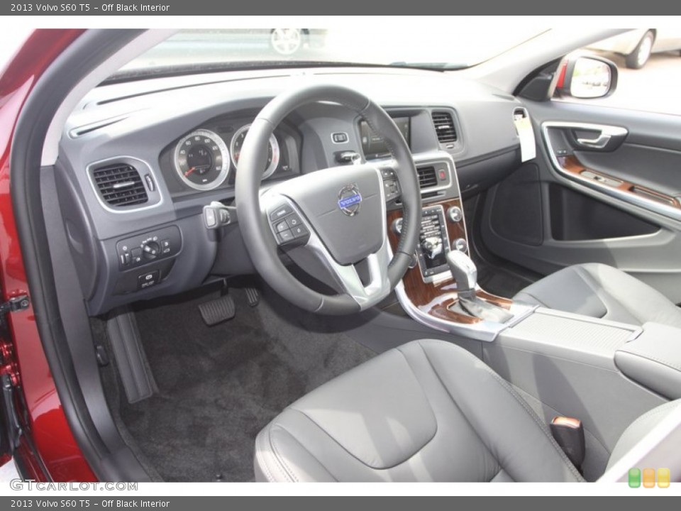 Off Black Interior Prime Interior for the 2013 Volvo S60 T5 #72742562