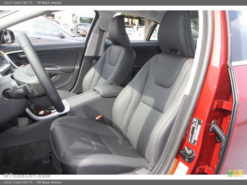 Off Black Interior Photo for the 2013 Volvo S60 T5 #72742582