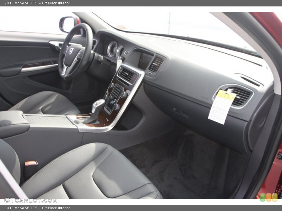 Off Black Interior Dashboard for the 2013 Volvo S60 T5 #72742802