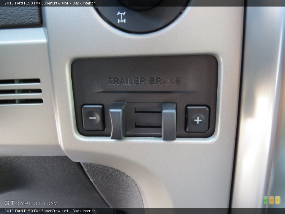 Black Interior Controls for the 2013 Ford F150 FX4 SuperCrew 4x4 #72743261