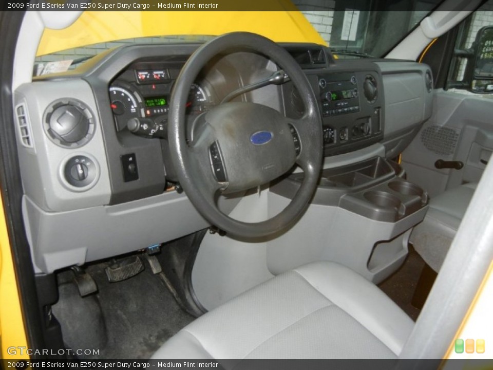 Medium Flint Interior Dashboard for the 2009 Ford E Series Van E250 Super Duty Cargo #72744197
