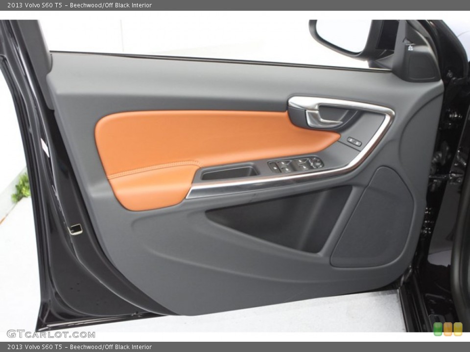 Beechwood/Off Black Interior Door Panel for the 2013 Volvo S60 T5 #72744266