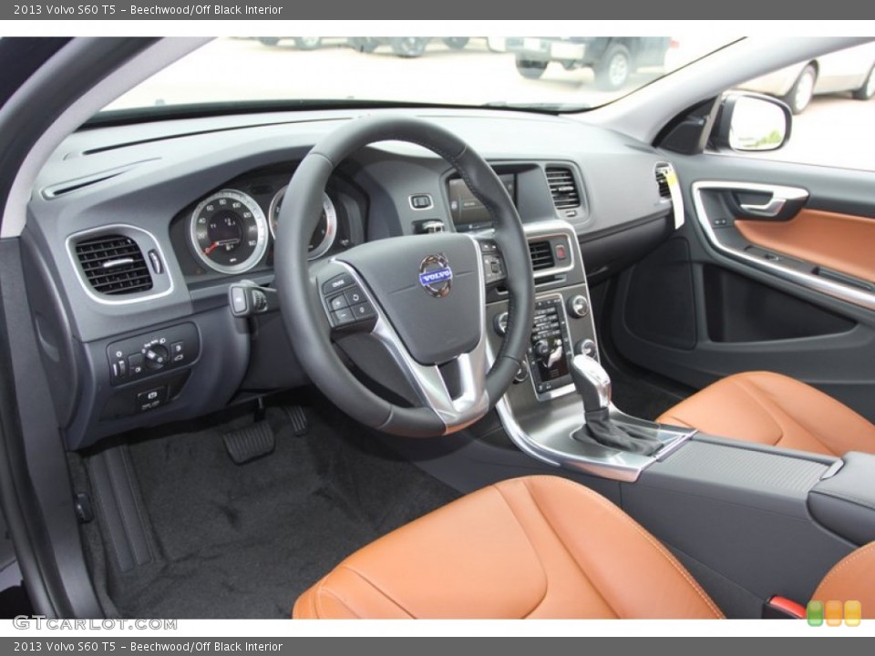 Beechwood/Off Black Interior Photo for the 2013 Volvo S60 T5 #72744288