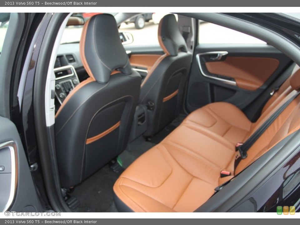 Beechwood/Off Black Interior Rear Seat for the 2013 Volvo S60 T5 #72744339