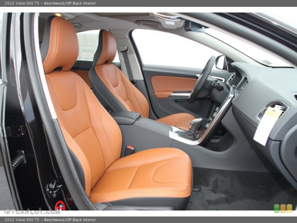 Beechwood/Off Black Interior Photo for the 2013 Volvo S60 T5 #72744566