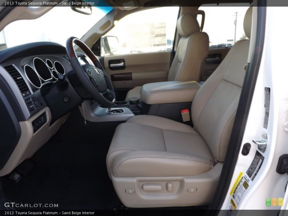 Sand Beige Interior Photo for the 2013 Toyota Sequoia Platinum #72746869