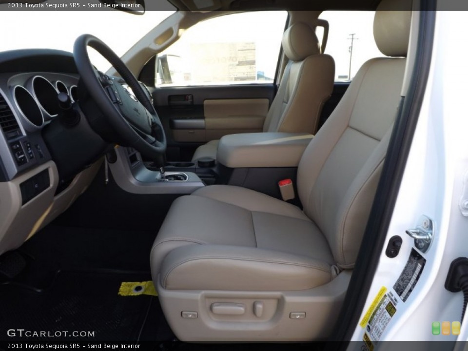 Sand Beige Interior Photo for the 2013 Toyota Sequoia SR5 #72747341