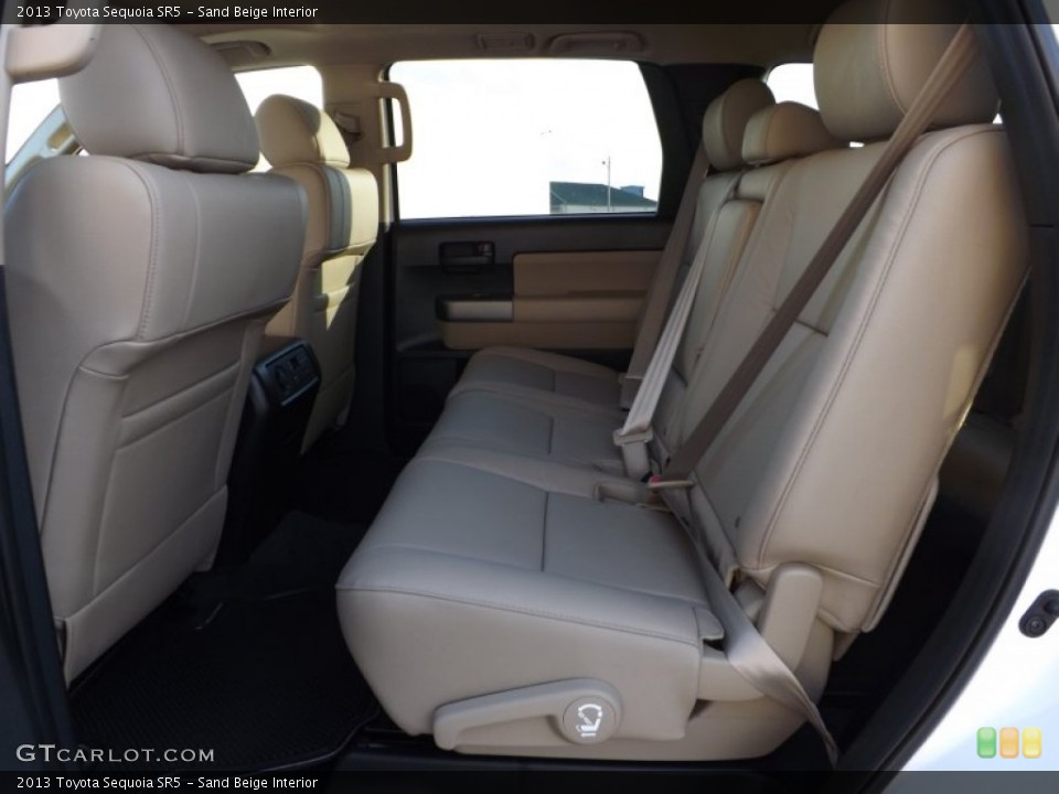 Sand Beige Interior Rear Seat for the 2013 Toyota Sequoia SR5 #72747413