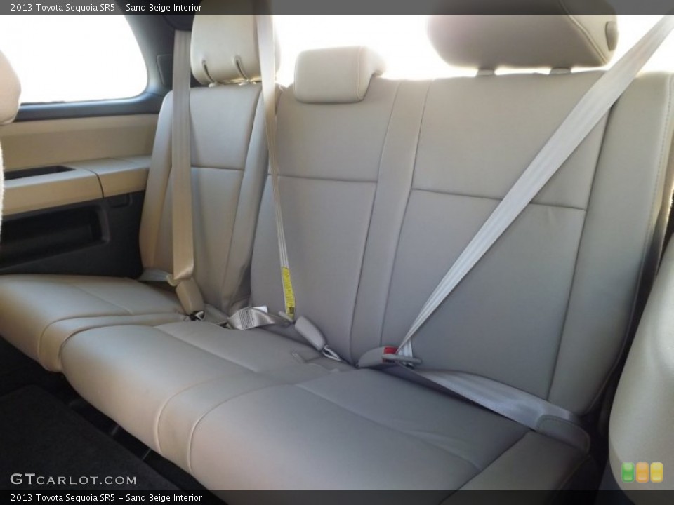 Sand Beige Interior Rear Seat for the 2013 Toyota Sequoia SR5 #72747437