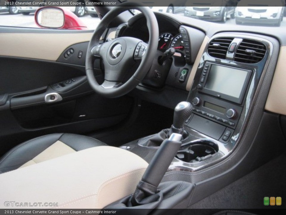 Cashmere Interior Dashboard for the 2013 Chevrolet Corvette Grand Sport Coupe #72747557