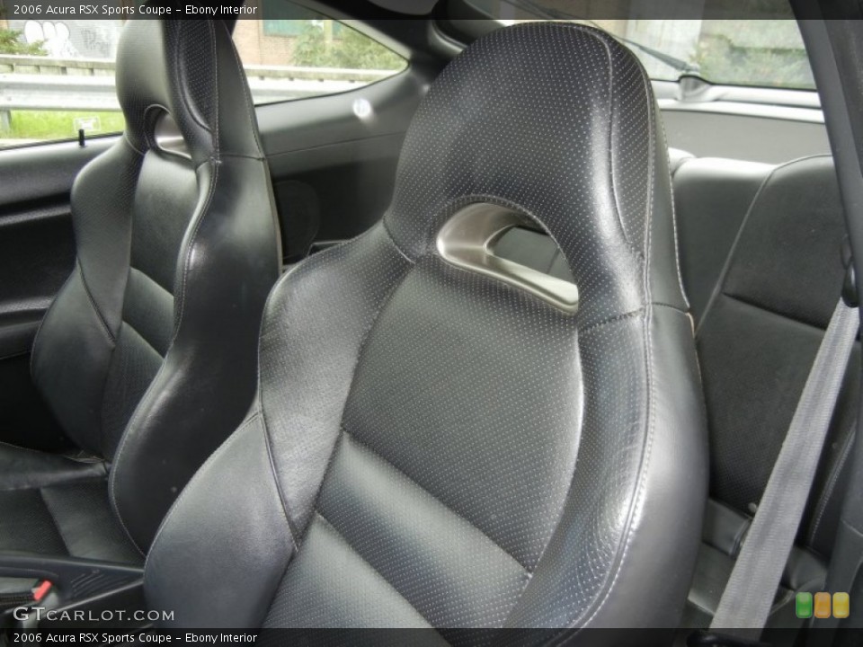 Ebony Interior Front Seat for the 2006 Acura RSX Sports Coupe #72748433