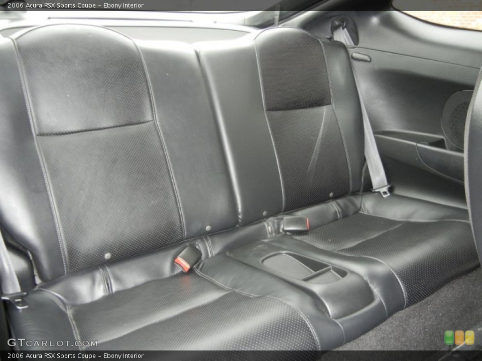 Ebony Interior Rear Seat for the 2006 Acura RSX Sports Coupe #72748532