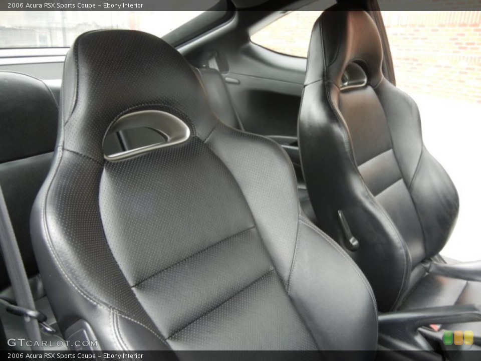 Ebony Interior Front Seat for the 2006 Acura RSX Sports Coupe #72748667