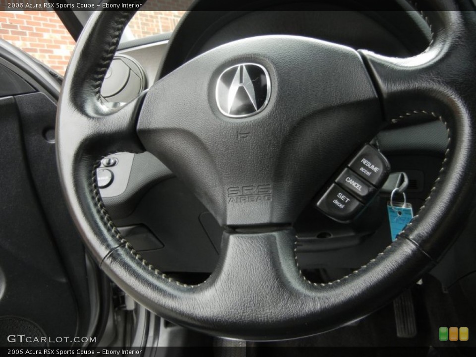 Ebony Interior Steering Wheel for the 2006 Acura RSX Sports Coupe #72748780