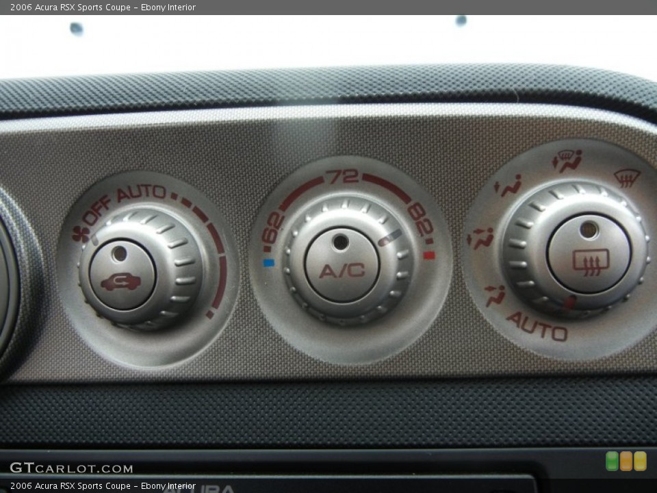 Ebony Interior Controls for the 2006 Acura RSX Sports Coupe #72748820