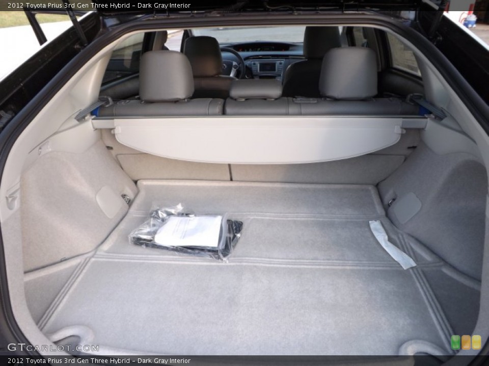 Dark Gray Interior Trunk for the 2012 Toyota Prius 3rd Gen Three Hybrid #72749320