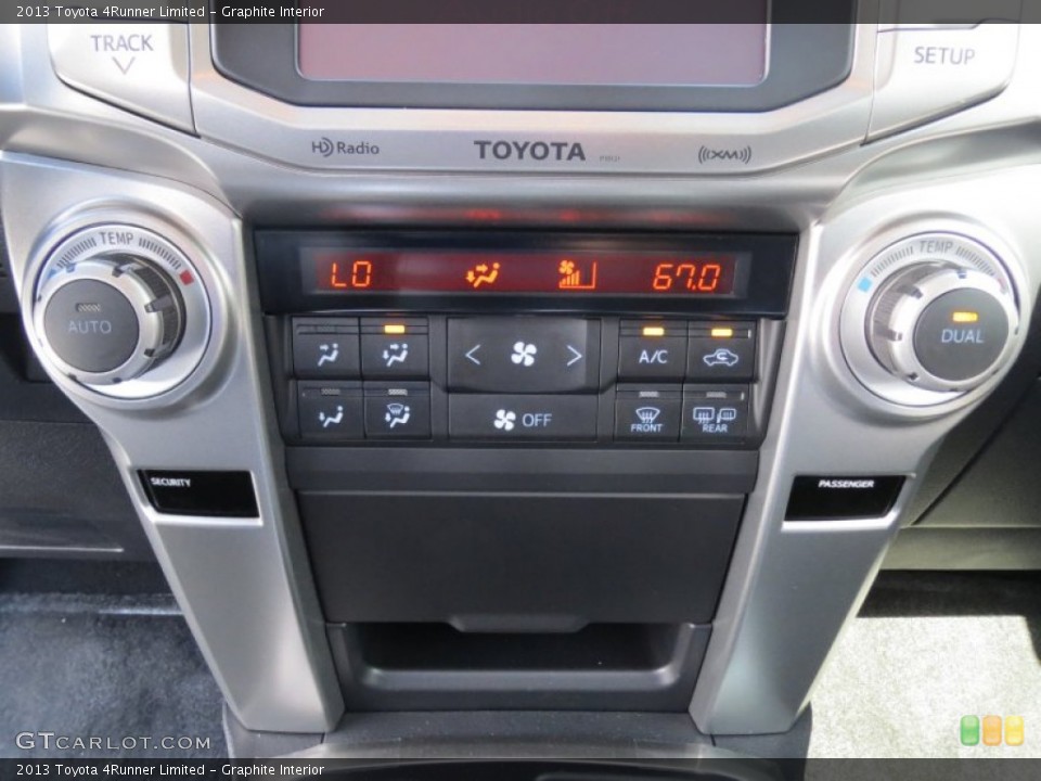 Graphite Interior Controls for the 2013 Toyota 4Runner Limited #72752243