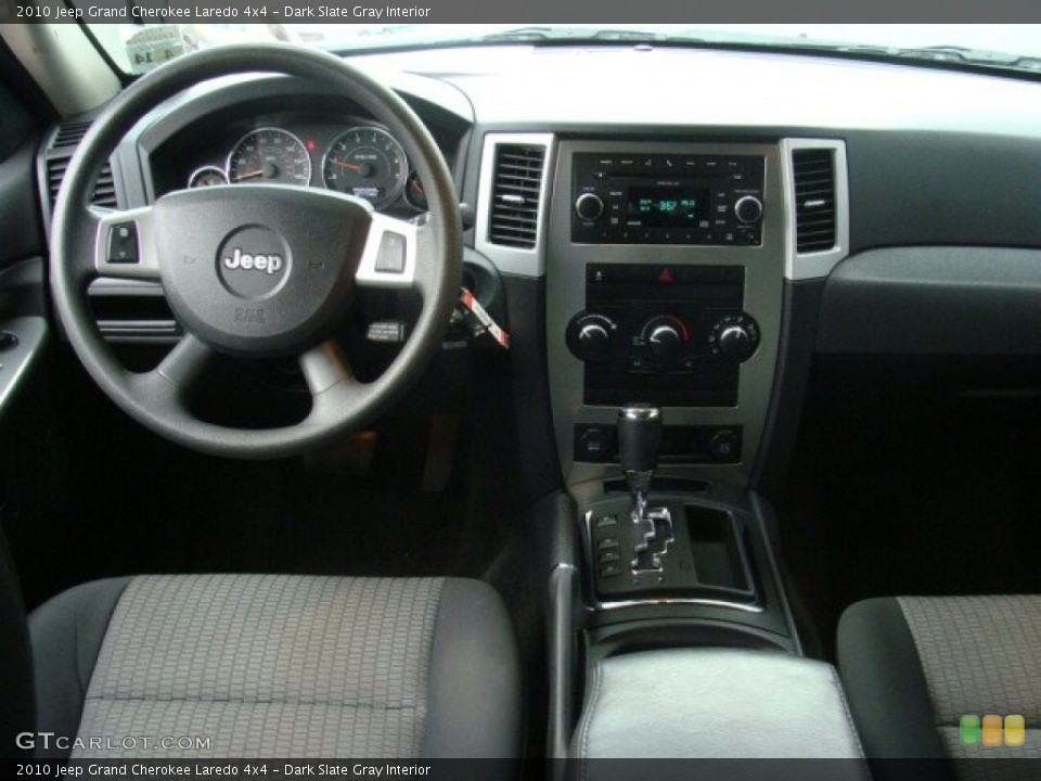 Dark Slate Gray Interior Dashboard for the 2010 Jeep Grand Cherokee Laredo 4x4 #72753685