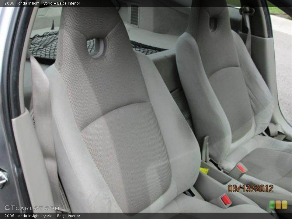 Beige Interior Photo for the 2006 Honda Insight Hybrid #72755455