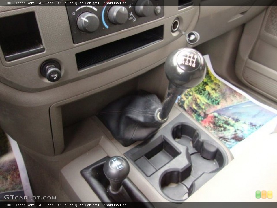Khaki Interior Transmission for the 2007 Dodge Ram 2500 Lone Star Edition Quad Cab 4x4 #72755465