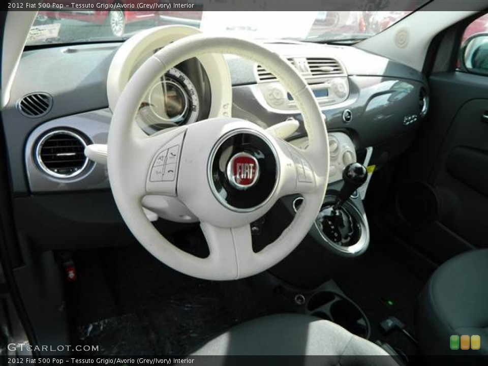 Tessuto Grigio/Avorio (Grey/Ivory) Interior Dashboard for the 2012 Fiat 500 Pop #72755846