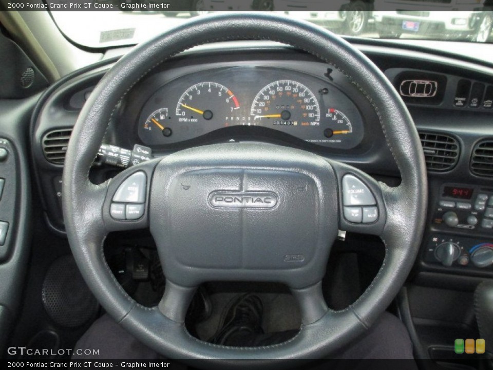 Graphite Interior Steering Wheel for the 2000 Pontiac Grand Prix GT Coupe #72756956
