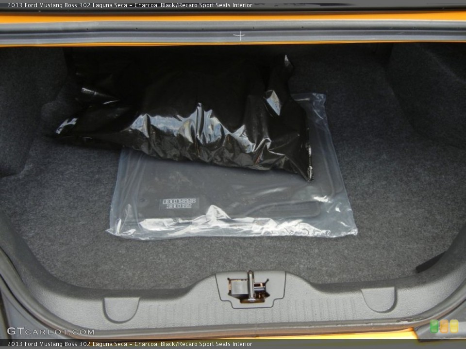 Charcoal Black/Recaro Sport Seats Interior Trunk for the 2013 Ford Mustang Boss 302 Laguna Seca #72757371