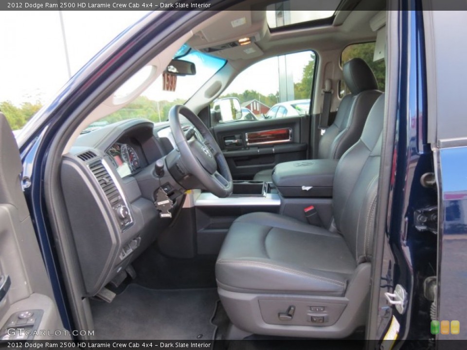 Dark Slate Interior Photo for the 2012 Dodge Ram 2500 HD Laramie Crew Cab 4x4 #72757409