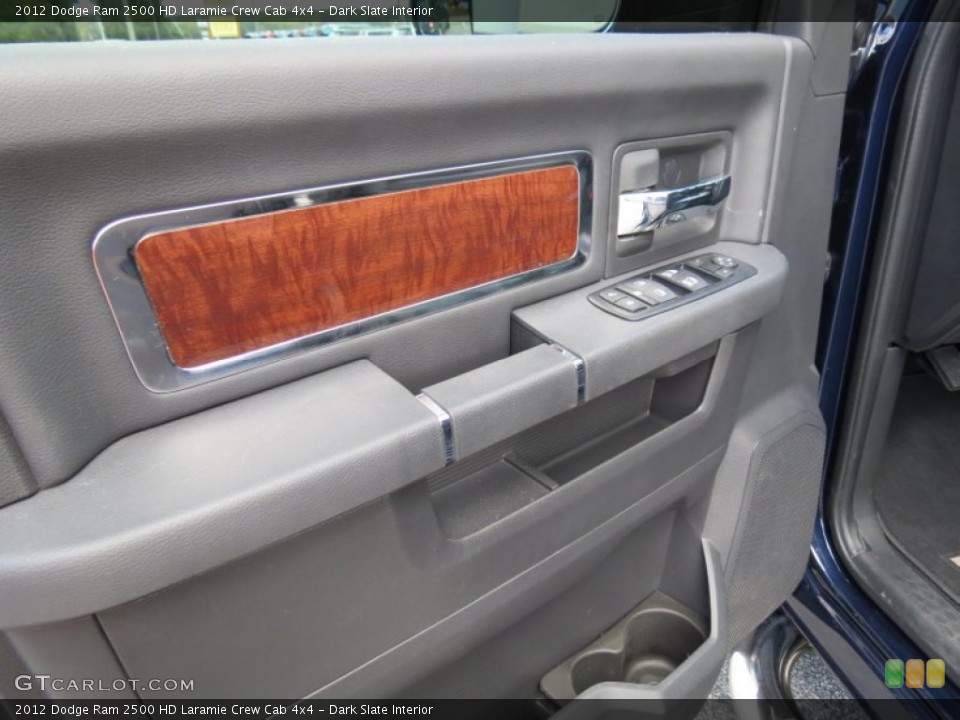 Dark Slate Interior Door Panel for the 2012 Dodge Ram 2500 HD Laramie Crew Cab 4x4 #72757454