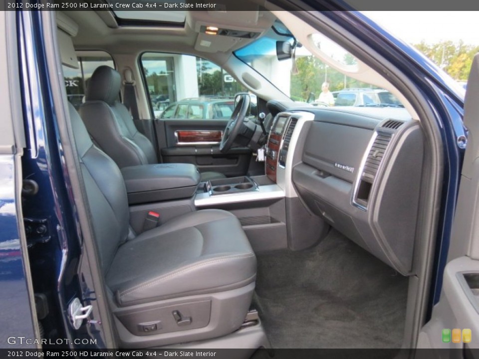 Dark Slate Interior Photo for the 2012 Dodge Ram 2500 HD Laramie Crew Cab 4x4 #72757574