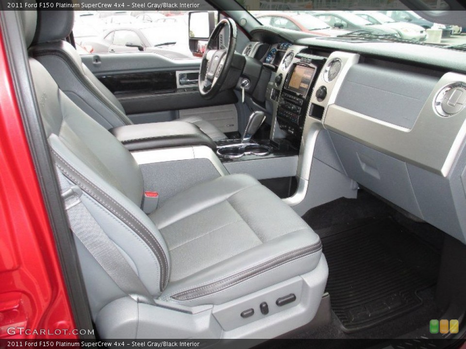 Steel Gray/Black Interior Photo for the 2011 Ford F150 Platinum SuperCrew 4x4 #72757784