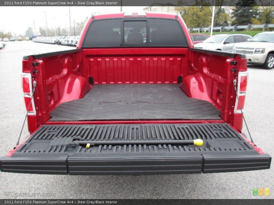 Steel Gray/Black Interior Trunk for the 2011 Ford F150 Platinum SuperCrew 4x4 #72757954