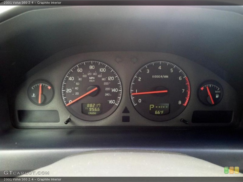 Graphite Interior Gauges for the 2001 Volvo S60 2.4 #72759557