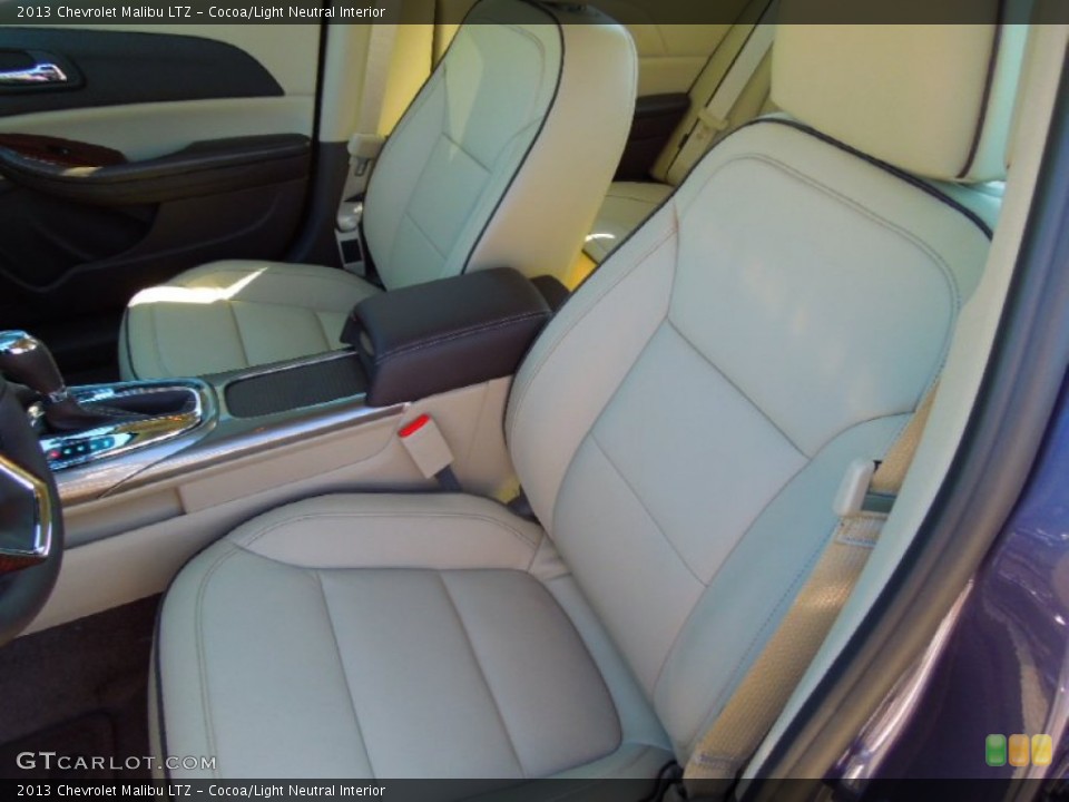Cocoa/Light Neutral Interior Front Seat for the 2013 Chevrolet Malibu LTZ #72760979