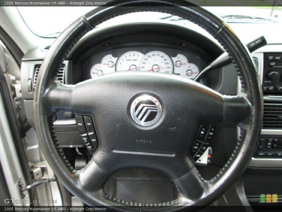 Midnight Grey Interior Steering Wheel for the 2005 Mercury Mountaineer V6 AWD #72762749