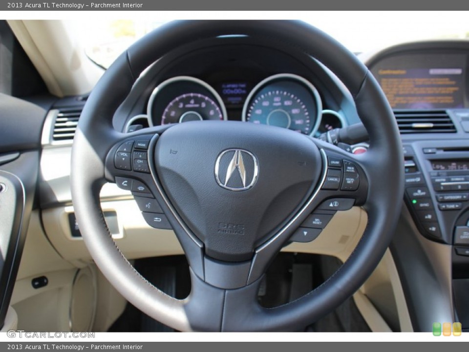 Parchment Interior Steering Wheel for the 2013 Acura TL Technology #72764228