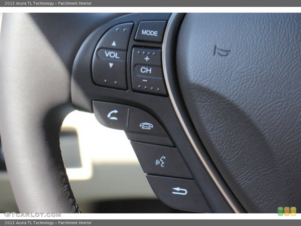 Parchment Interior Controls for the 2013 Acura TL Technology #72764273