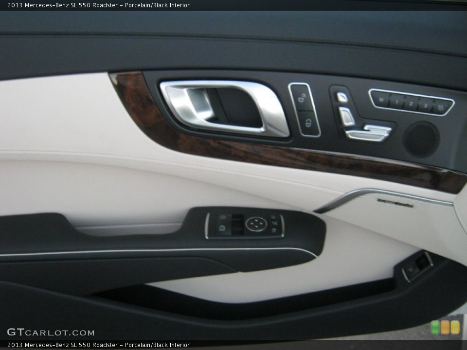 Porcelain/Black Interior Controls for the 2013 Mercedes-Benz SL 550 Roadster #72767007