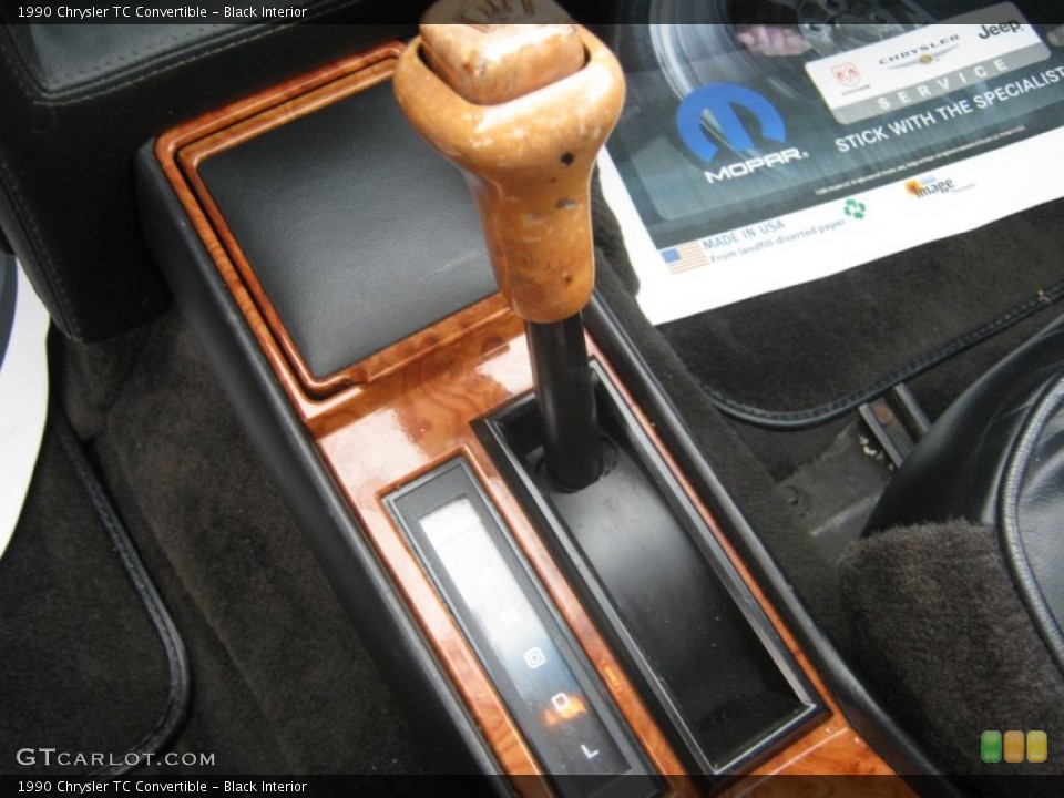 Black Interior Transmission for the 1990 Chrysler TC Convertible #72768373
